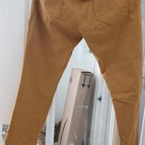 Marks & Spencer Limited Collection Mustard Tapered Trousers Size 14