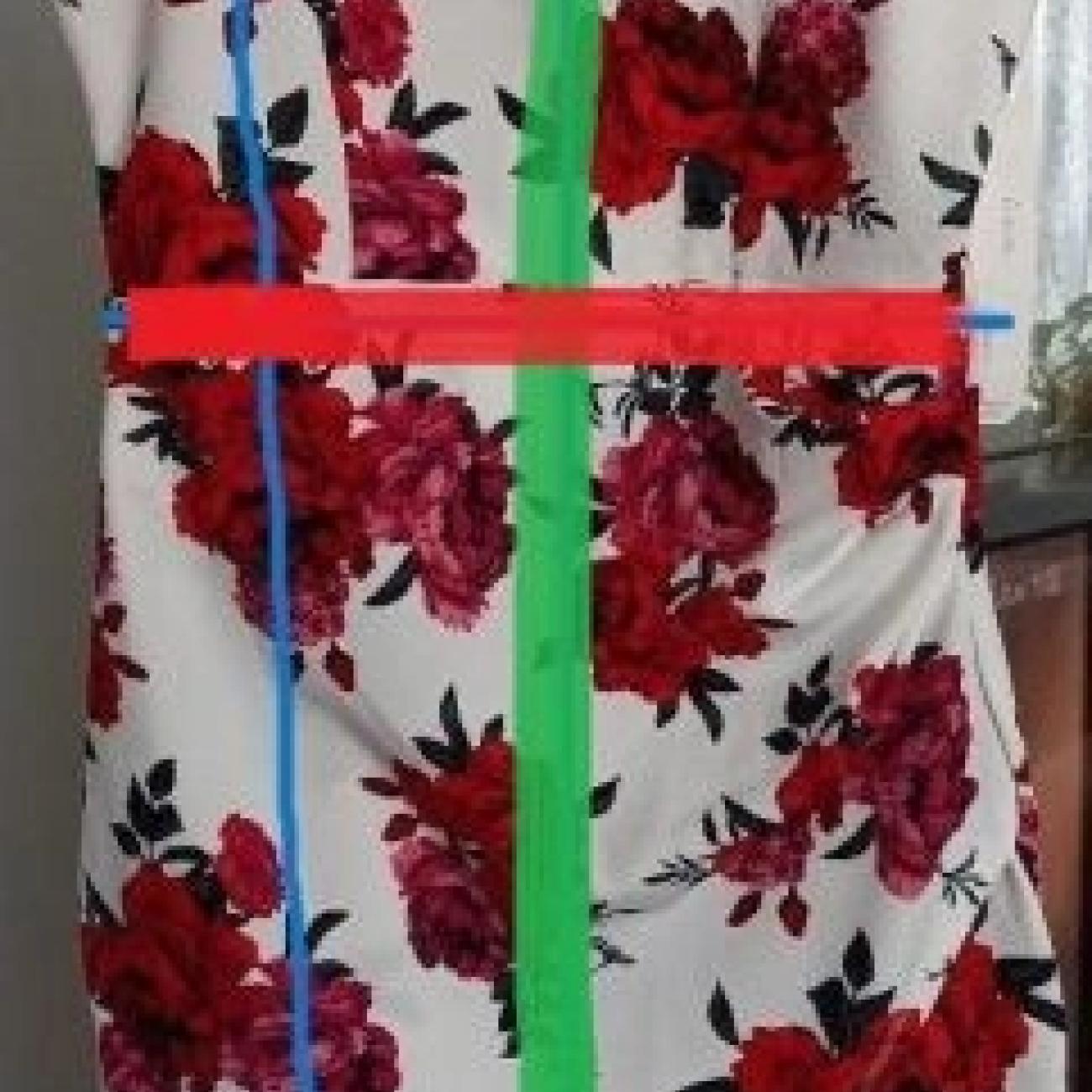 Almost Famous Trendy Large Size Printed Faux-Wrap Dress