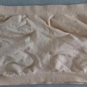 Bandeau Bra Strapless Beige XL