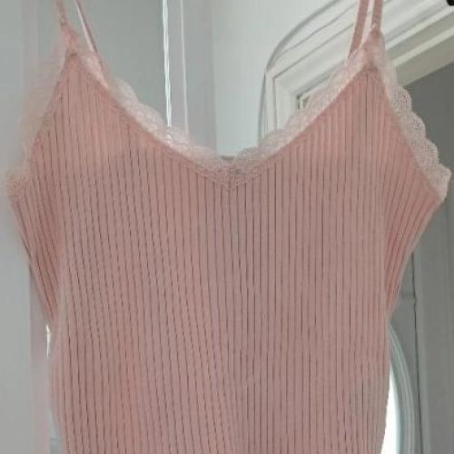 Sleeveless Top, peach-salmon, size 10/12 [Kontrast]