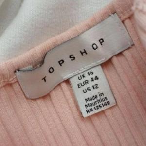 Sleeveless Top, peach-salmon, size 10/12 [Kontrast]