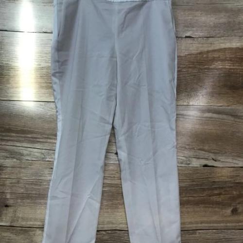 Hugo Boss Cream Straight Leg Side Zipped Trousers