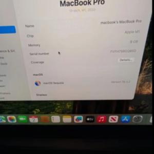 MACBOOK PRO[13-INCH, M1, 2020] TOUCHBAR