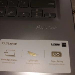 new ASUS LAPTOP COMPUTOR