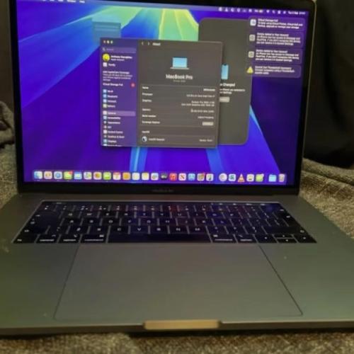 MacBook Pro Touch Bar 15.4” 2018 Space Gray High Spec