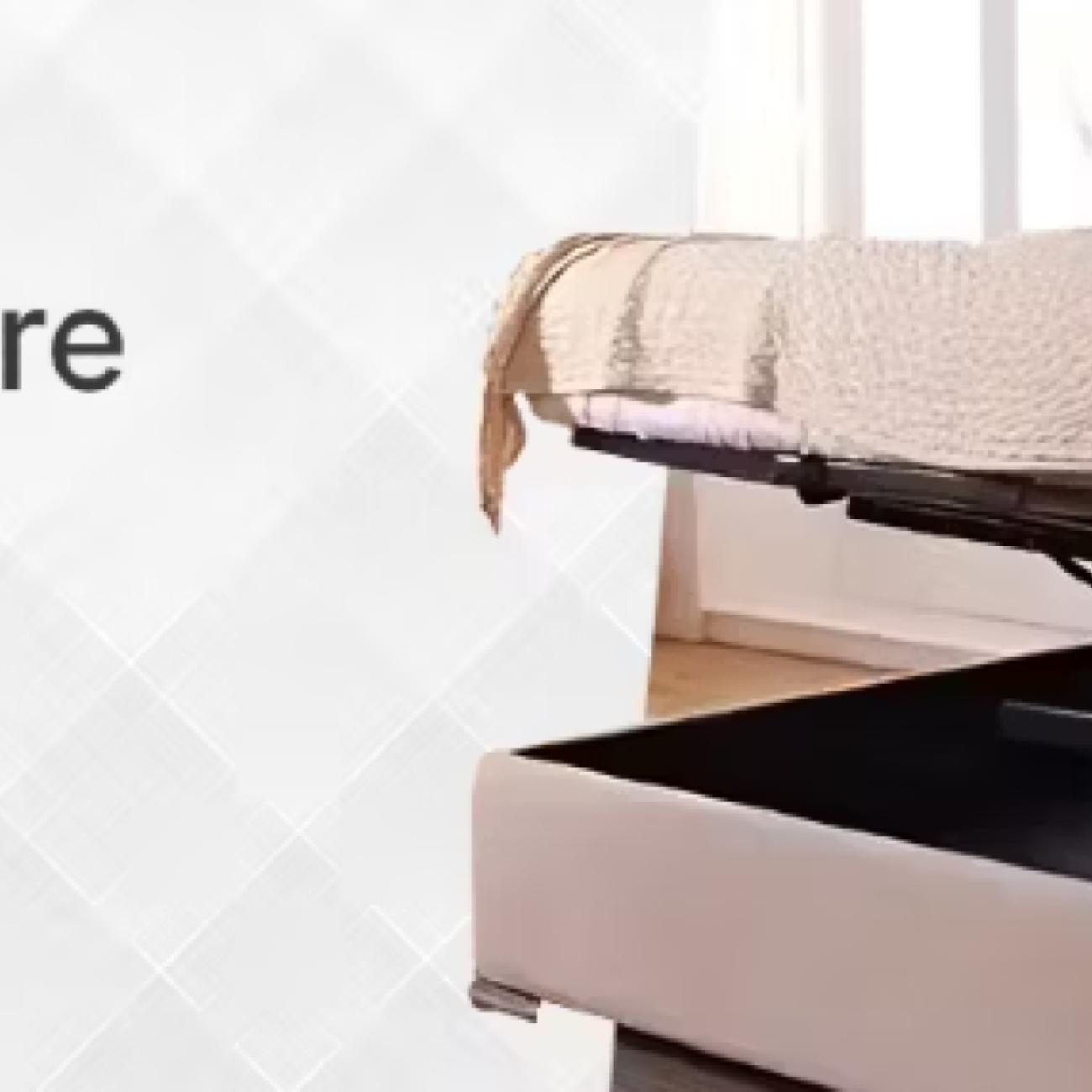 Premium Ottoman Storage Bed - Space-Saving Solution