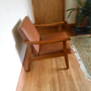 Wood Accent CHAIR - Brand New