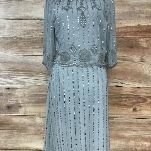 Together Grey Beaded Dress