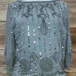 Together Grey Beaded Dress