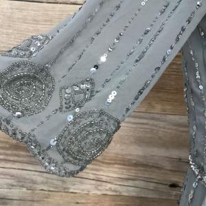 Together Grey Beaded Dress