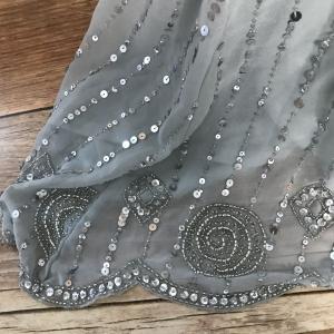 Together Grey Beaded Dress