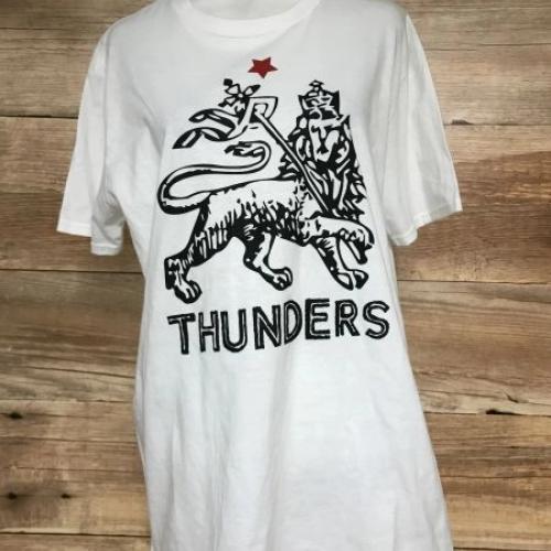 Thunder White Short Sleeve T-Shirt with Logo Detail