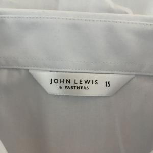 John Lewis 2 Slim Fit White Shirts