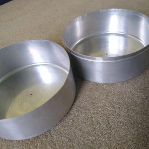 2-Part Spun Aluminium Drum/Container - JOB LOT
