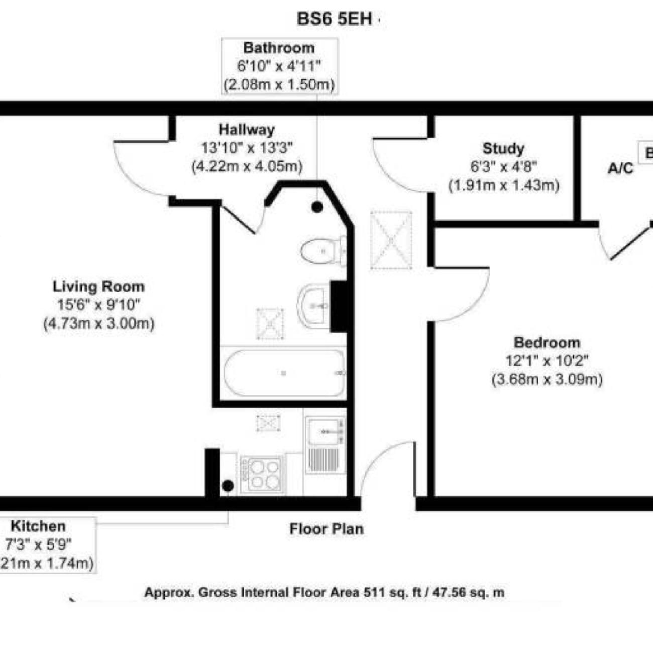 🏡 A PROPER ONE-BED — WITH A REAL STUDY (NOT A CORNER OF THE LIVING ROOM)