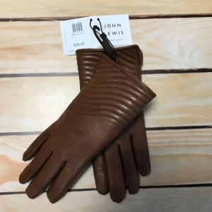 John Lewis & Partner Italian Leather Gloves
