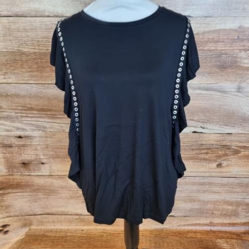 Black studded top