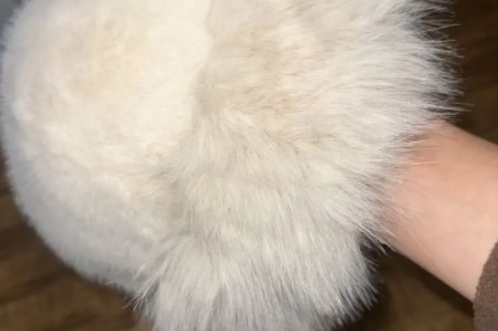 Cream Faux Fur Bucket Hat — Soft Fluffy Winter Hat