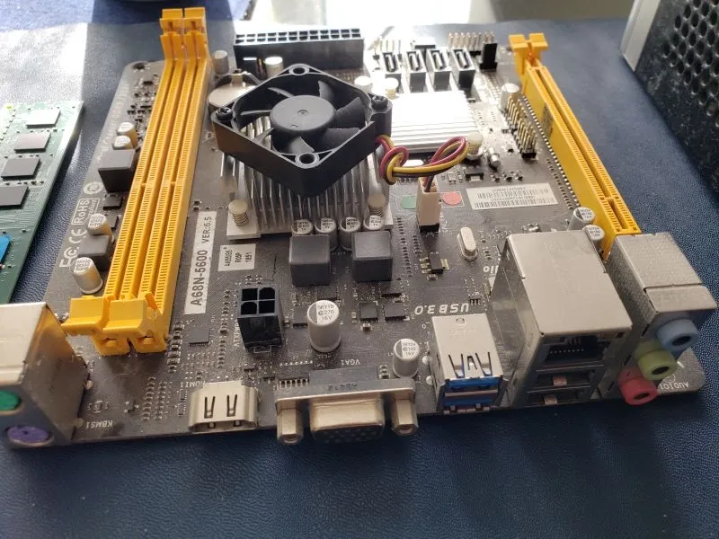 Biostar A68N-5600 Motherboard with Integrated AMD A10 CPU & 8GB RAM