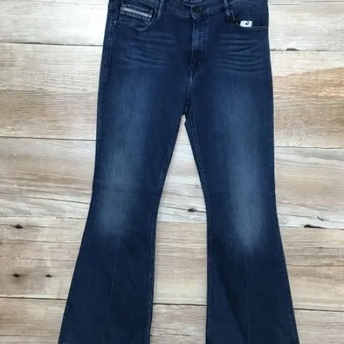 Calvin Klein Blue Infinite Shape Flare Cut Jeans