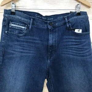 Calvin Klein Blue Infinite Shape Flare Cut Jeans