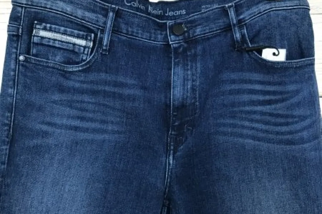 Calvin Klein Blue Infinite Shape Flare Cut Jeans