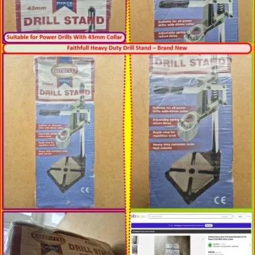 Faithfull Heavy Duty Drill Stand – Brand New