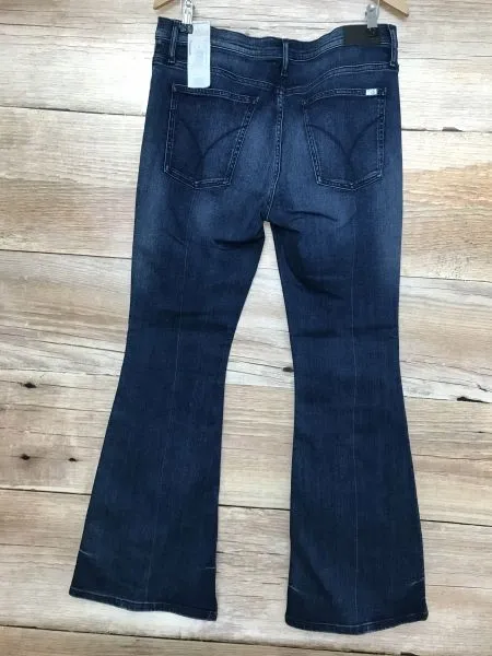 Calvin Klein Blue Infinite Shape Flare Cut Jeans