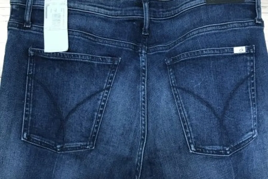 Calvin Klein Blue Infinite Shape Flare Cut Jeans