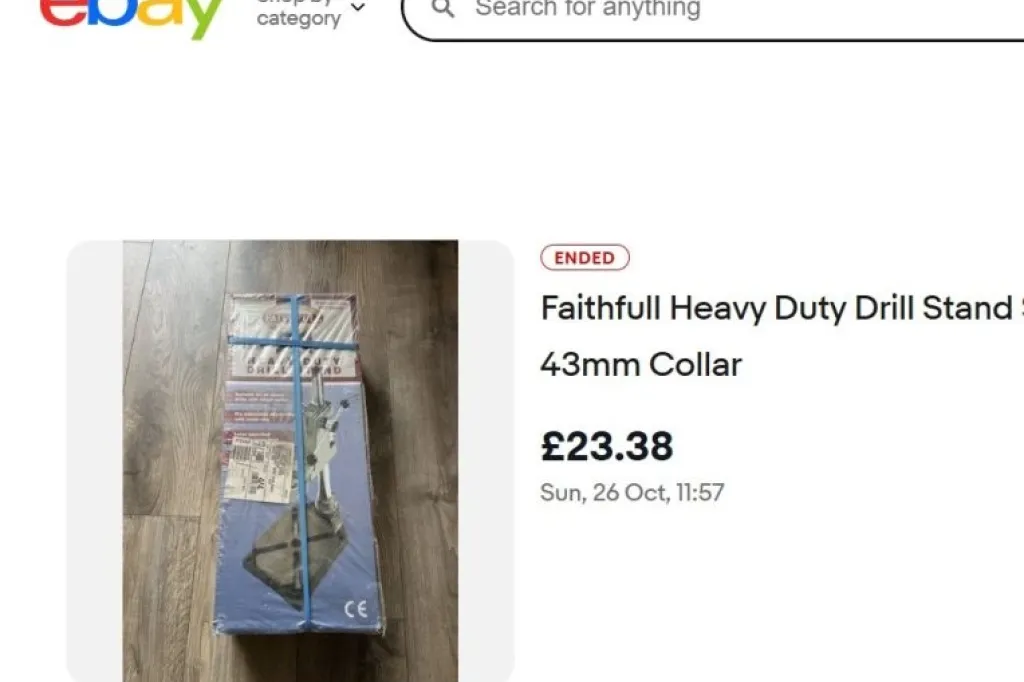 Faithfull Heavy Duty Drill Stand – Brand New