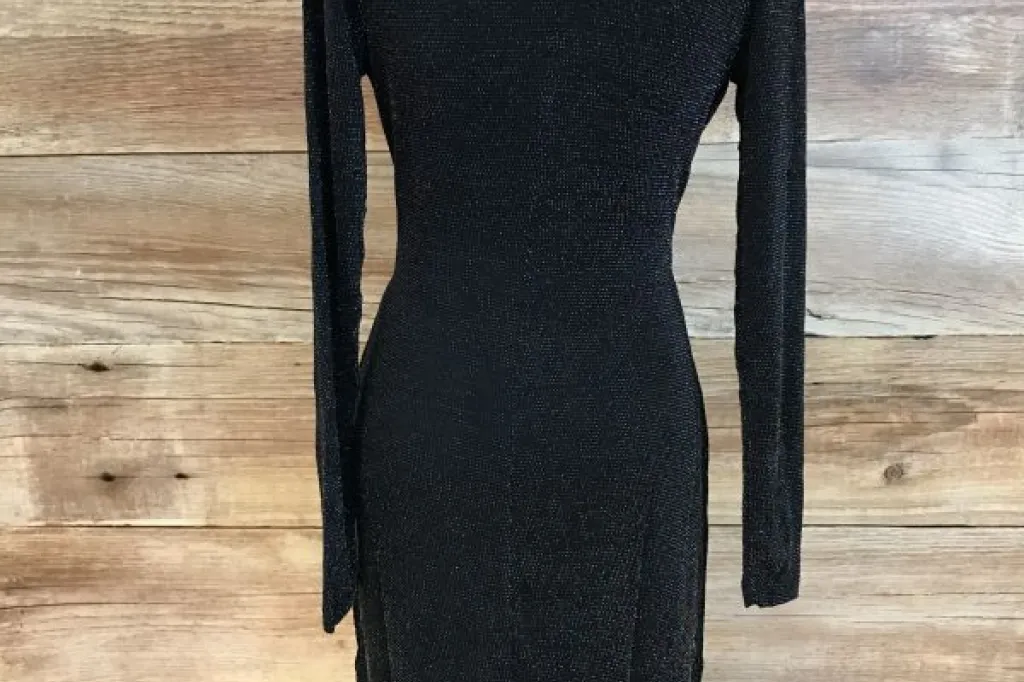 Black sparkle dress