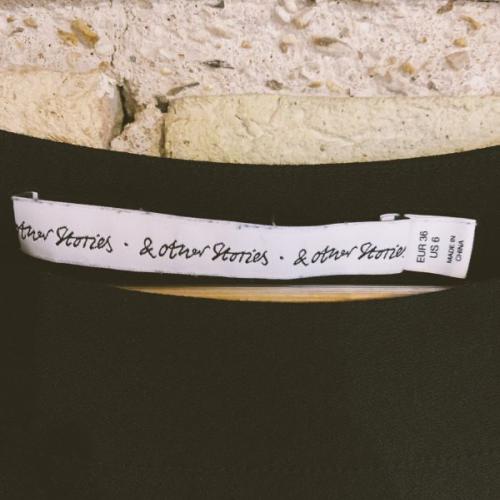 & Other Stories black dress top size 10