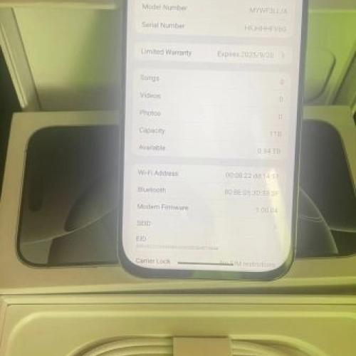Brand New iPhone 16 Pro Max [1TB]