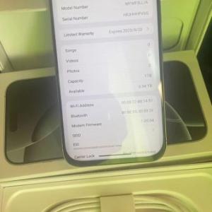 Brand New iPhone 16 Pro Max [1TB]