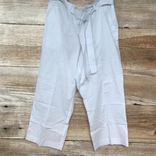 BonPrix Collection White Cropped Trousers