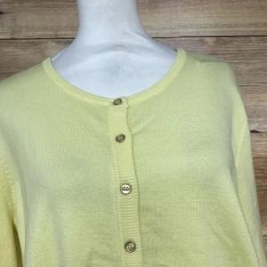 Rock & Rags Knitwear Yellow Buttoned Cardigan