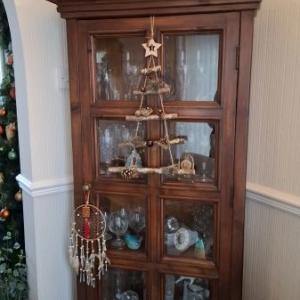 LOWER PRICE: Solid Wood Corner Display Cabinet