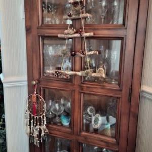 LOWER PRICE: Solid Wood Corner Display Cabinet