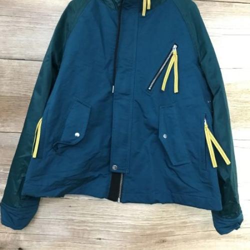 Diesel Green and Yellow Anorak Style Jacket