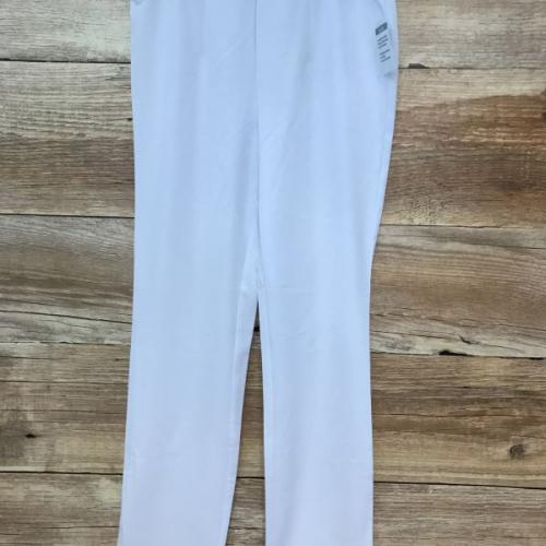 Sevilla White Slim Leg Trousers