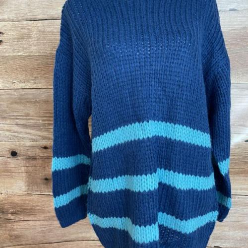 Blue stripe jumper