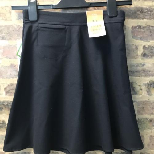 Navy A-Line Skirt