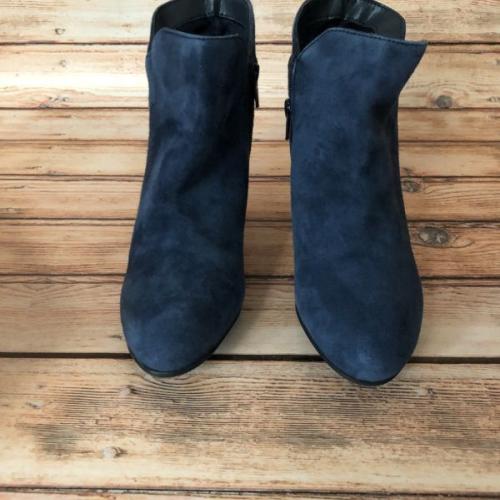 Kaleidoscope Navy Suede Pixi Ankle Boots