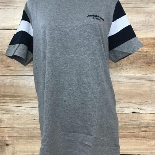 Jack & Jones Grey Short Sleeve T-Shirt
