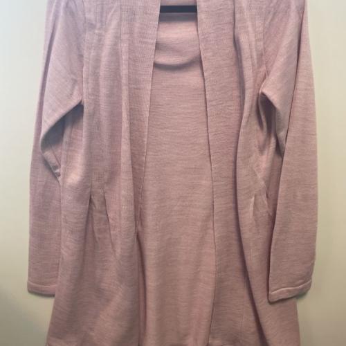 Pink cardigan