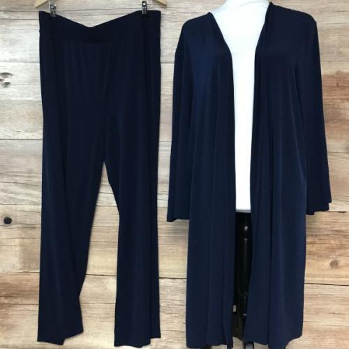 Together Navy Top and Bottoms 2 Piece Set