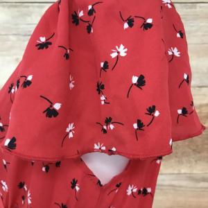 Quiz Red Ditsy Wrap Dress