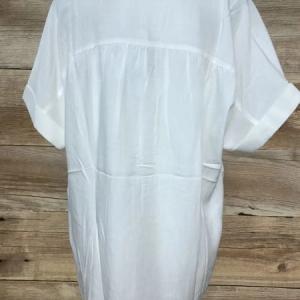 Warehouse White Short Sleeve Blouse
