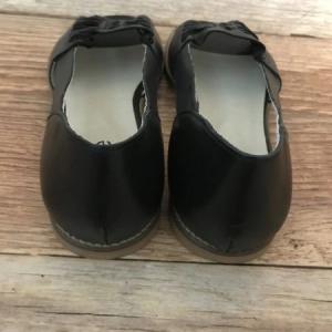 Heine die cut slip on shoes