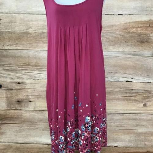 Beachtime Pink Sleeveless Dress